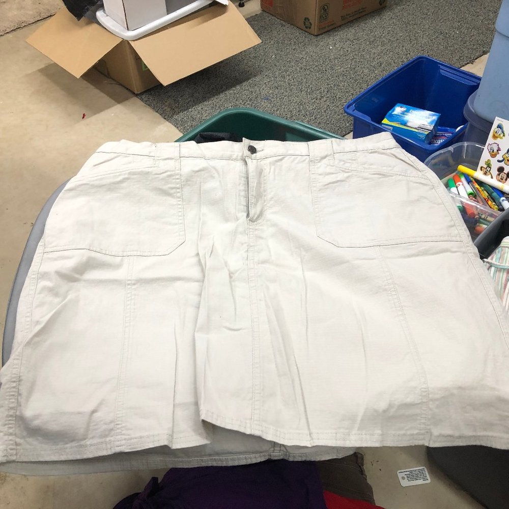 Beige Skort